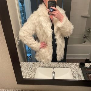 Vince Camuto faux fur coat